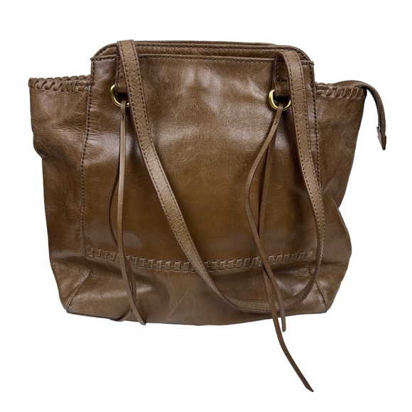 Hobo International Leather Top Handle Tassel Tote Bag - Picture 2 of 6